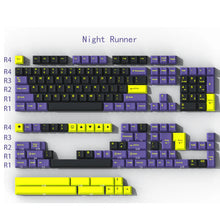 Cargar imagen en el visor de la galería, NIGHTRUNNER Keycaps PBT Doubleshot